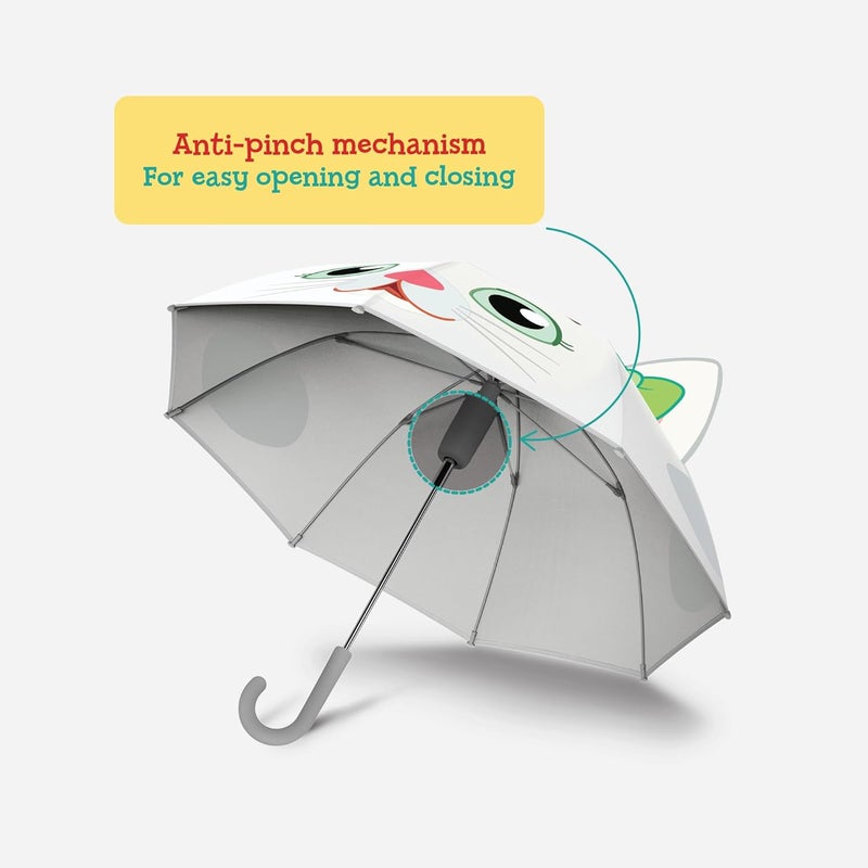 Weatherman Umbrella for Kids - Kids Umbrella Girls Boys Toddlers Child - Soft Edges, Pinch-Proof, Comfortable Grip Design - Lightweight, Stick, Durable Travel Kids Outdoor Umbrella Going to School, Park & Beach - Image 4
